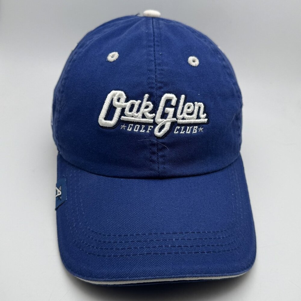 Oak Glen Golf Club Blue Baseball Cap Hat Golf Digest One Size Ahead Extreme